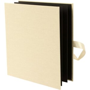 Goldbuch Leporello složka Linum beige 10 fotografií 13x18 cm