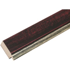 Rámeček na obraz z černohnědého dřeva 10,0 x15,0 cm S42LF