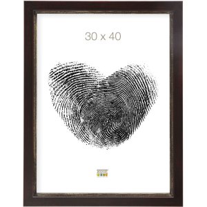 Rámeček na obraz z černohnědého dřeva 10,0 x15,0 cm S42LF