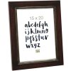Rámeček na obraz z černohnědého dřeva 10,0 x15,0 cm S42LF