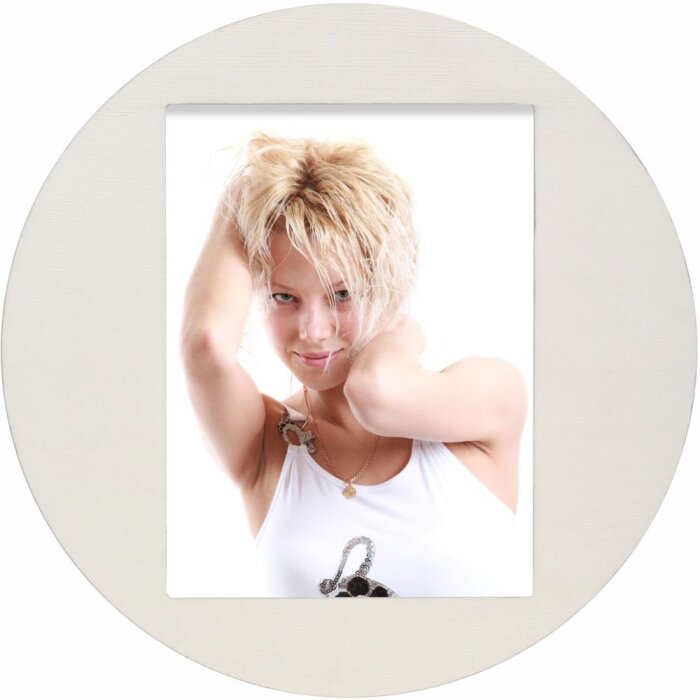 Deknudt Rámeček na foto z dřeva v barvě zlomené bílé 30x40 cm