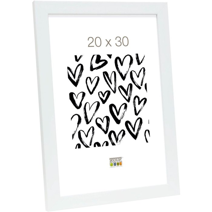 Rámeček na obraz S41VH1 bílý plast 30,0 x40,0 cm