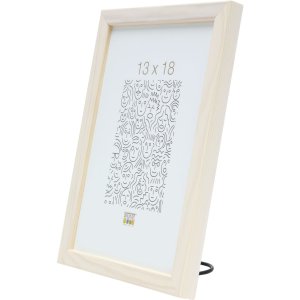 Rám na obraz bílé dřevo 29,7 x42,0 cm S41JL