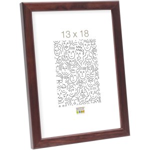 Rám na obraz hnědé dřevo 29,7 x42,0 cm S41JH