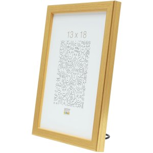 Rám na obraz zlaté dřevo 29,7 x42,0 cm S41JA