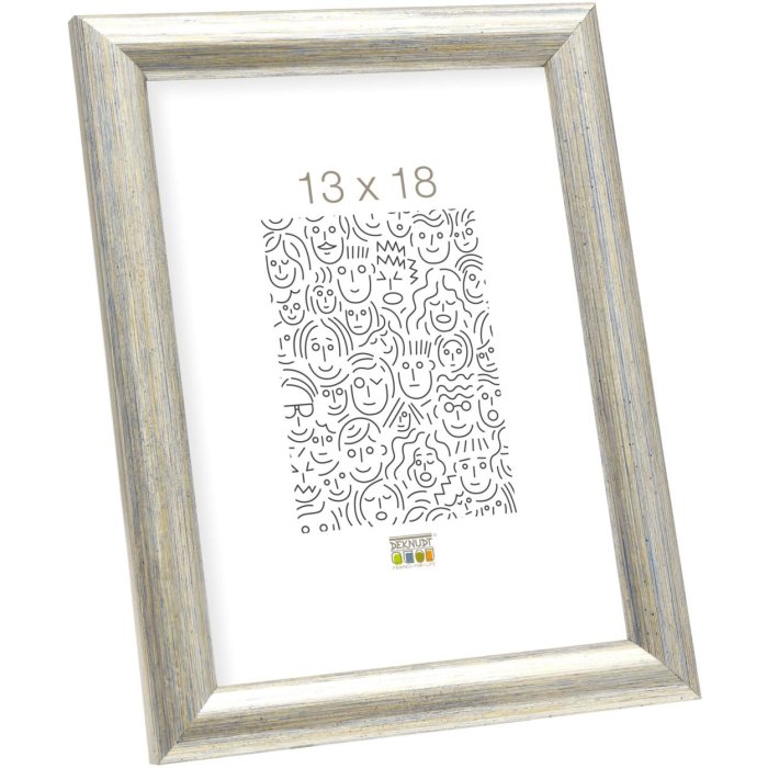 Rámeček na obraz stříbrný S40CD2 dřevo 10,0 x15,0 cm