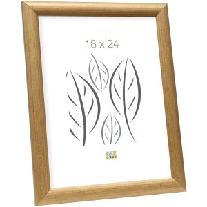 Rámeček na obraz S40CA2 zlaté dřevo 18,0 x24,0 cm