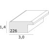 Rámeček na obraz S226K2 černé dřevo 40,0 x50,0 cm