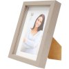Rámeček na obraz s paspartou ze šedého dřeva 20,0 x30,0 cm;15,0 x20,0 cm S223K