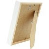 Rámeček na obraz s paspartou z bílého dřeva 20,0 x30,0 cm;15,0 x20,0 cm S223K