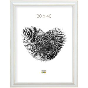 Rám na obraz bílo-béžové dřevo 20,0 x28,0 cm S221H