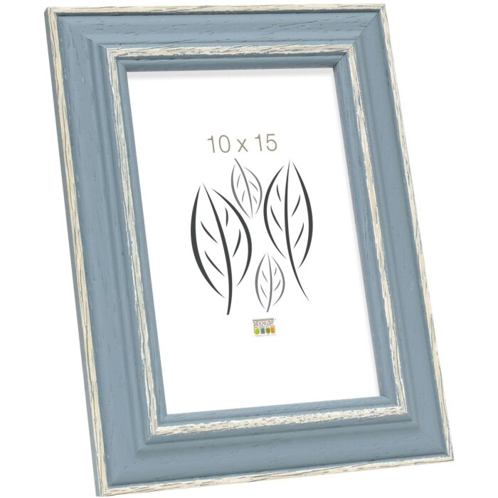 Rám na obraz modré dřevo 21,0 x29,7 cm S221F
