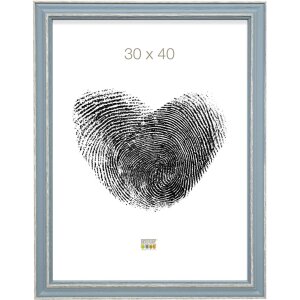Rám na obraz modré dřevo 21,0 x29,7 cm S221F