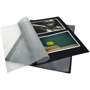 Goldbuch Fotokarton A4 Schwarz mit Pergamyn 20 Blatt...