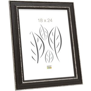 Rám na obraz černé dřevo 30,0 x45,0 cm S221F