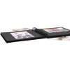 Kroužkové fotoalbum černé s plátěným obalem 20,0 x 20,0 cm A66FA