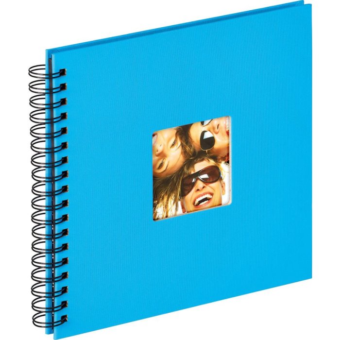 Spirálové album Walther Fun ocean blue 26x25 cm 40 černých stran