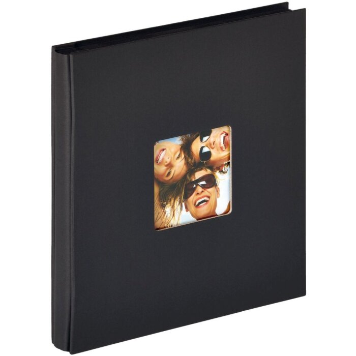 Walther slip-in album Fun black 400 fotografií 10x15 cm papírový obal s archivem CD