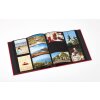 Zasouvací album Walther Fun 400 fotografií 10x15 cm červený čtvercový výřez