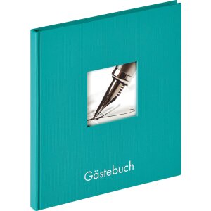 Walther kniha hostů Fun petrol green 23x25 cm 72...