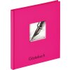 Walther Guestbook Fun pink 23x25 cm 72 bílých stran