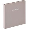 Spirálová kniha návštěv Walther Fun grey 26x25 cm 50 bílých stran