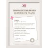 Rámeček na fotografie Walther Construction 21x30 cm bílý rámeček na certifikáty DIN A4
