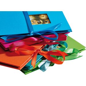 Walther Leporello Fun 12 fotografií 10x15 cm papírový obal černé stránky luk