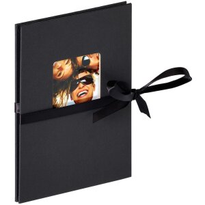 Walther Leporello Fun 12 fotografií 10x15 cm papírový obal černé stránky luk