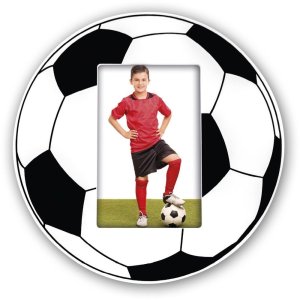 Dřevěný fotorámeček ZEP fotbal 10x15 cm na...
