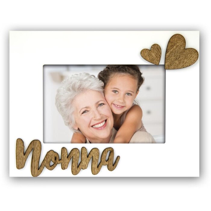 ZEP MM467HI Rámeček na obraz "Nonna" 10x15 cm s dřevěným srdcem