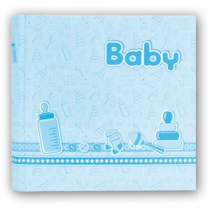Dětské album Bebe 24x24 cm modré
