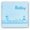 Dětské album Bebe 24x24 cm modré