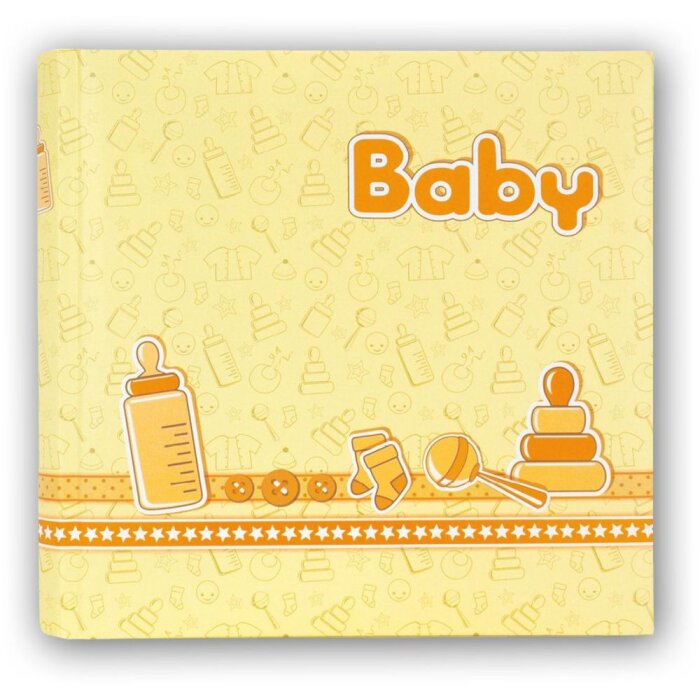 ZEP Dětské album Bebe oranžové 24x24 cm 40 bílých stran