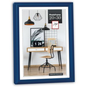 Plastový rám New Easy 21x30 cm modrý