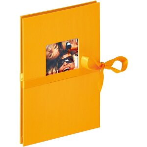Walther Leporello Fun 12 fotografií 10x15 13x18 cm s černým obalem s mašlí