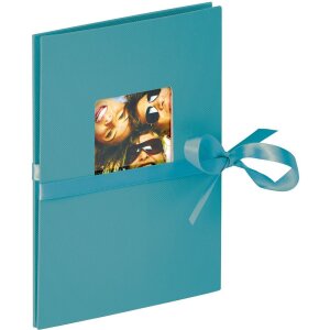 Walther Leporello Fun 12 fotografií 10x15 13x18 cm s černým obalem s mašlí