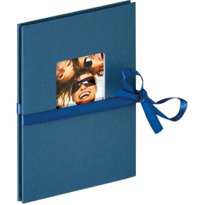 Walther Leporello Fun 12 fotografií 10x15 13x18 cm s černým obalem s mašlí