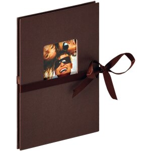 Walther Leporello Fun 12 fotografií 10x15 13x18 cm s černým obalem s mašlí
