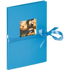 Walther Leporello Fun 12 fotografií 10x15 13x18 cm s černým obalem s mašlí