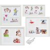 Galerijní rám S41VF1P bílý 4 až 8 fotografií 10x15 cm