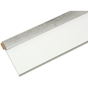 Deknudt obrazový rám stříbrné dřevo S43AD1 9x13 cm - 40x50 cm s/bez pasparty