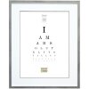 Deknudt obrazový rám stříbrné dřevo S43AD1 9x13 cm - 40x50 cm s/bez pasparty