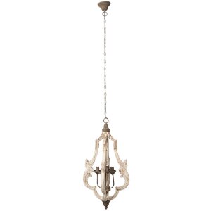 Závěsná lampa 40x79 cm bílá