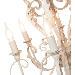 Závěsná lampa 65x68 cm šedá