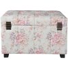 Truhla s taburetem Clayre & Eef 61x37x43 cm barevná