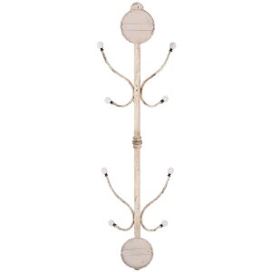 Clayre & Eef Stěnová skříňka na oblečení béžová 28x22x100 cm