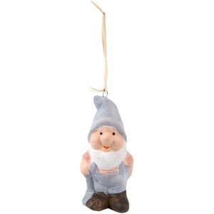 Clayre & Eef Dwarf 6TE0101 Přívěsek terakotově...