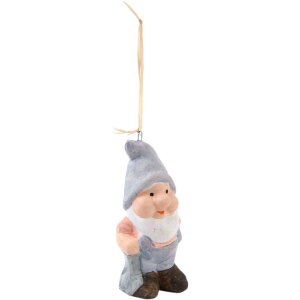 Clayre & Eef Dwarf 6TE0101 Přívěsek terakotově...
