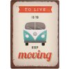 Clayre & Eef magnet MOVING - 5x7 cm